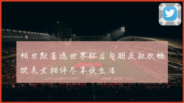 帕尔默落选世界杯后与朋友狂欢畅饮美女相伴尽享夜生活